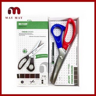 Kéo răng cưa dùng cắt giấy, vải nỉ, HIỆU AKTION, lưỡi kéo săc bén, hàng cao cấp