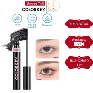Mascara Colorkey Chuốt Mi Dài & Cong Tự Nhiên, Không Bị Lem, Chống Thấm Nước 4.5g