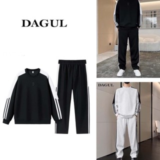  Bộ quần áo nam nữ cổ tròn chất nỉ ép 2 da mềm mịn không sù lông - phối viền càu vai logo thêu chữ B trước ngực dữ ấm tốt 