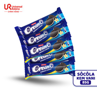 Bánh quy Cream-O đủ vị lựa chọn - (Hương Socola kem hương Chanh bạc hà, Hương vani, Socola, Kem sữa ),  Combo 5 Thanh