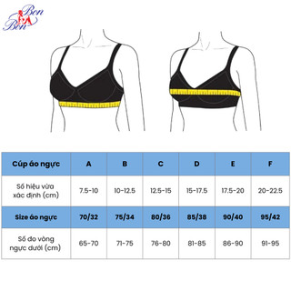 Áo lót cúp ngang, mút mỏng Bon Bon basic - BSCB2301