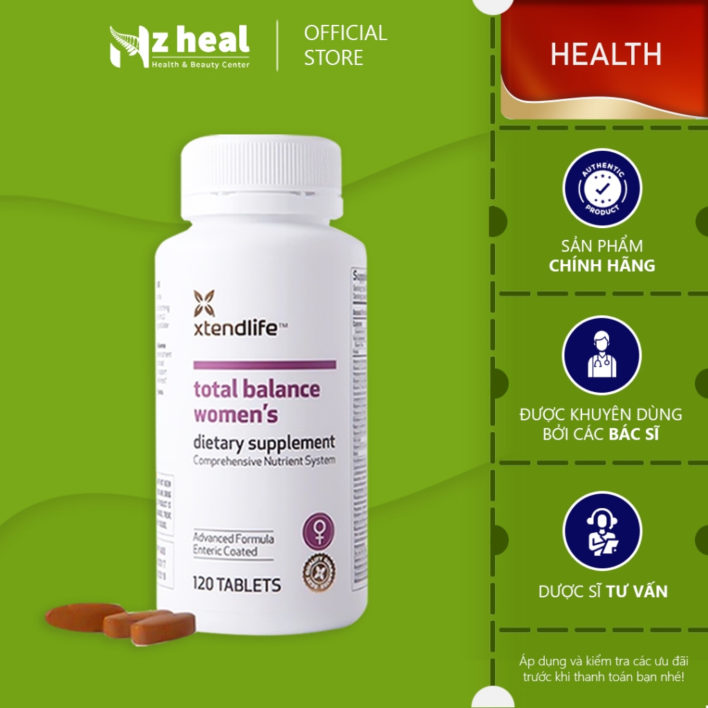 Viên Uống Vitamin Tổng Hợp Cho Phụ Nữ Xtend-Life Total Balance Women’s