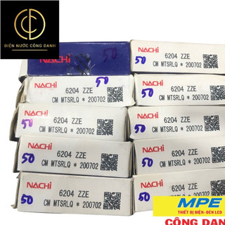 Bạc đạn nachi 6204 ZZE (chính hãng)