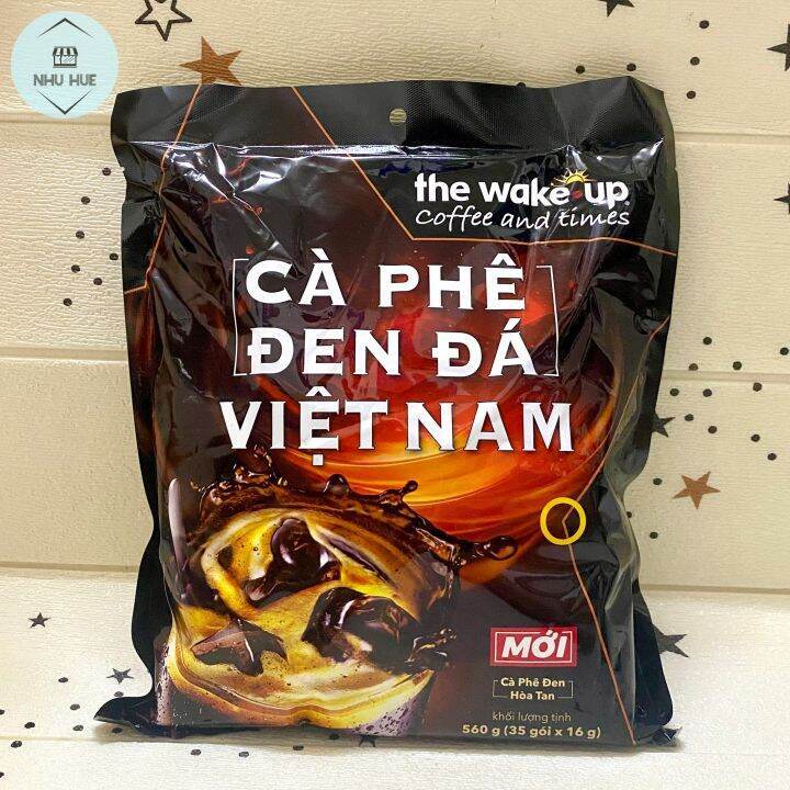 [COFFEE] Cà phê đen đá, nâu đá Wake Up Việt Nam Túi Lớn 456gr (24 GÓI)