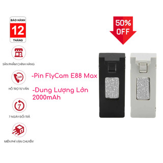 Pin Flycam E88 Max 2000mah , Pin Flycam E88 Pro E99 Max 1800mah