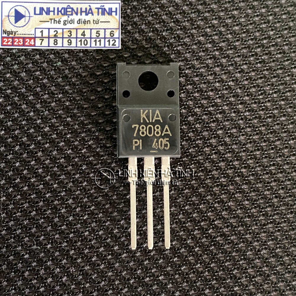 Túi 10 con IC nguồn 8V KIA7808API KIA7808A PI KIA 7808A lưng nhựa