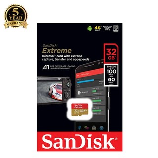 Thẻ nhớ microsdhc sandisk extreme 32gb 667x a1 v30 uhs-i u3 đọc 100mb/s ghi 60mb/s