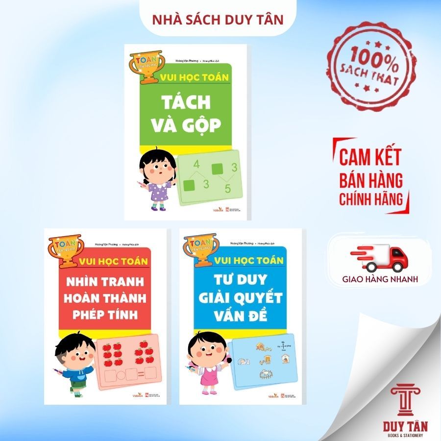 Sách - Toán tiền tiểu học - Vui học toán - Vizibook