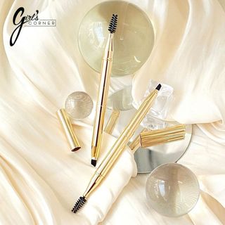Cọ kẻ mày 2 đầu có nắp Feather B