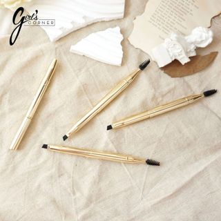 Cọ kẻ mày 2 đầu có nắp Feather B