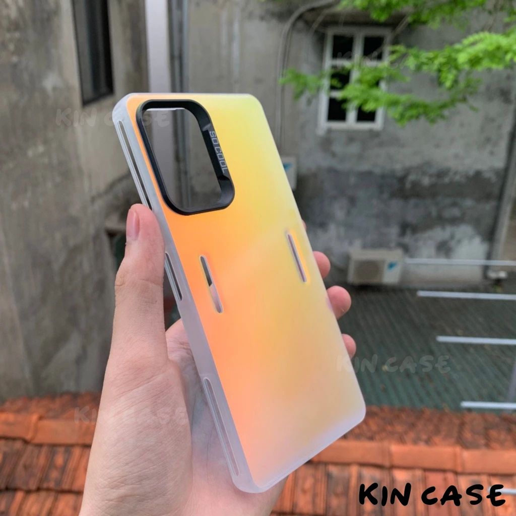 Ốp lưng Đổi Màu Redmi K50 / K50 Pro / K50 Gaming / K50 Ultra, Mặt lưng mềm mịn chống sốc âm có gờ bả