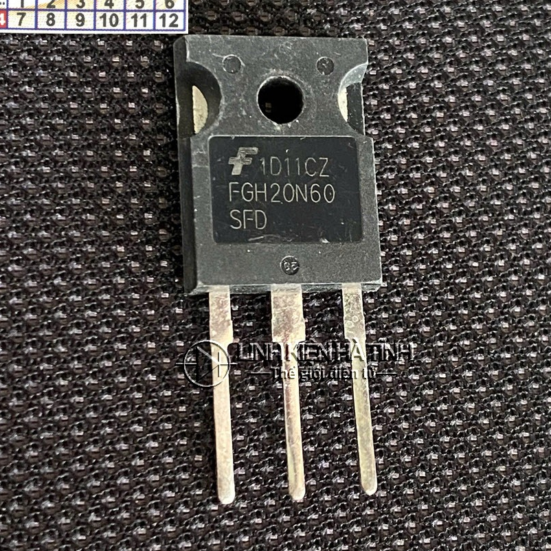 Túi 3 con IGBT FGH20N60 SFD FGH20N60 UFD 20N60 20A 600V hàng tháo máy LKTT-AF2