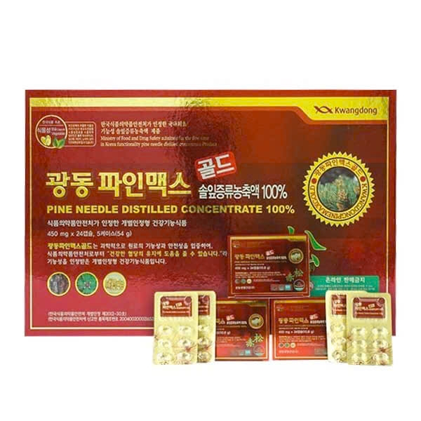 [Nhập Khẩu] Tinh Dầu Thông Đỏ KwangDong Hàn Quốc 120 Viên, Hỗ Trợ Ổn Định Huyết Áp, Tiểu Đường, Mỡ Máu, Tốt Cho Sức Khỏe