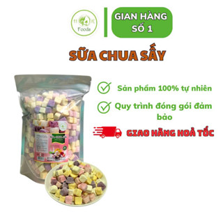 Sữa chua khô sấy giòn vị hoa quả túi 500g