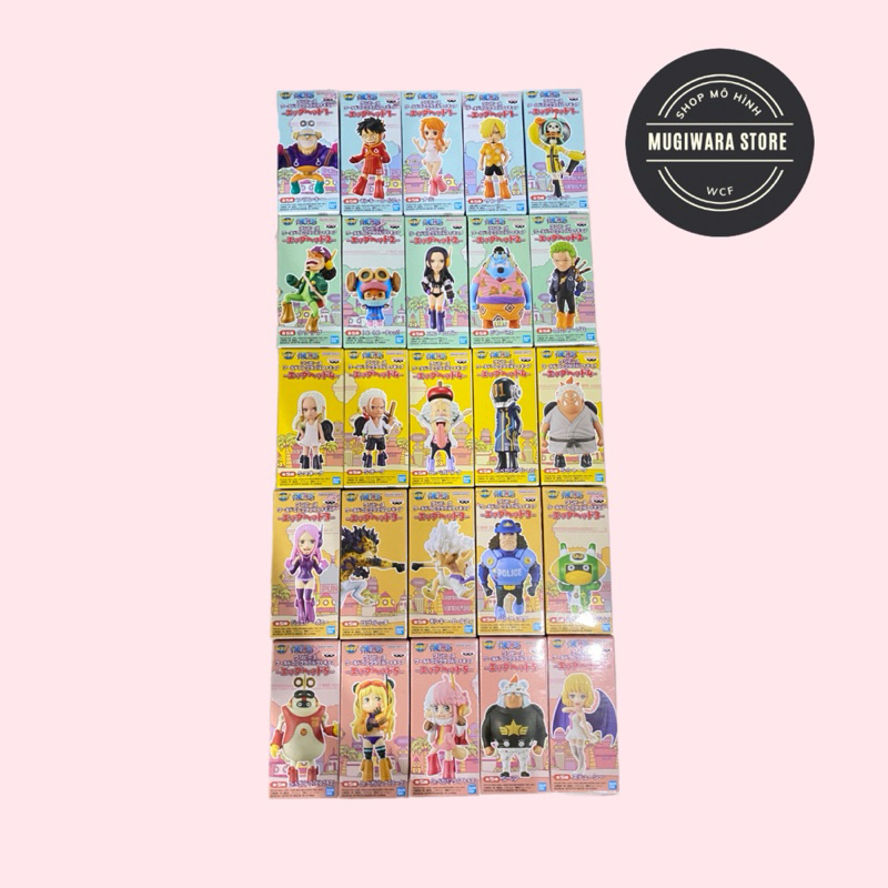 Mô hình chính hãng WCF Egg Head vol 1 Bandai One piece đồ chơi toy