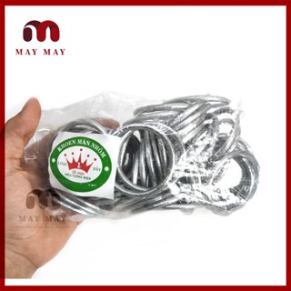 Khoen màn nhôm, khoen dùng để treo màn, rèm cửa (1 bịch 50 cái)