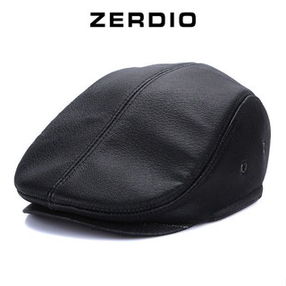 Mũ Nồi Nam Da Bò Thật, Nón Beret Nam Cao Cấp MN034