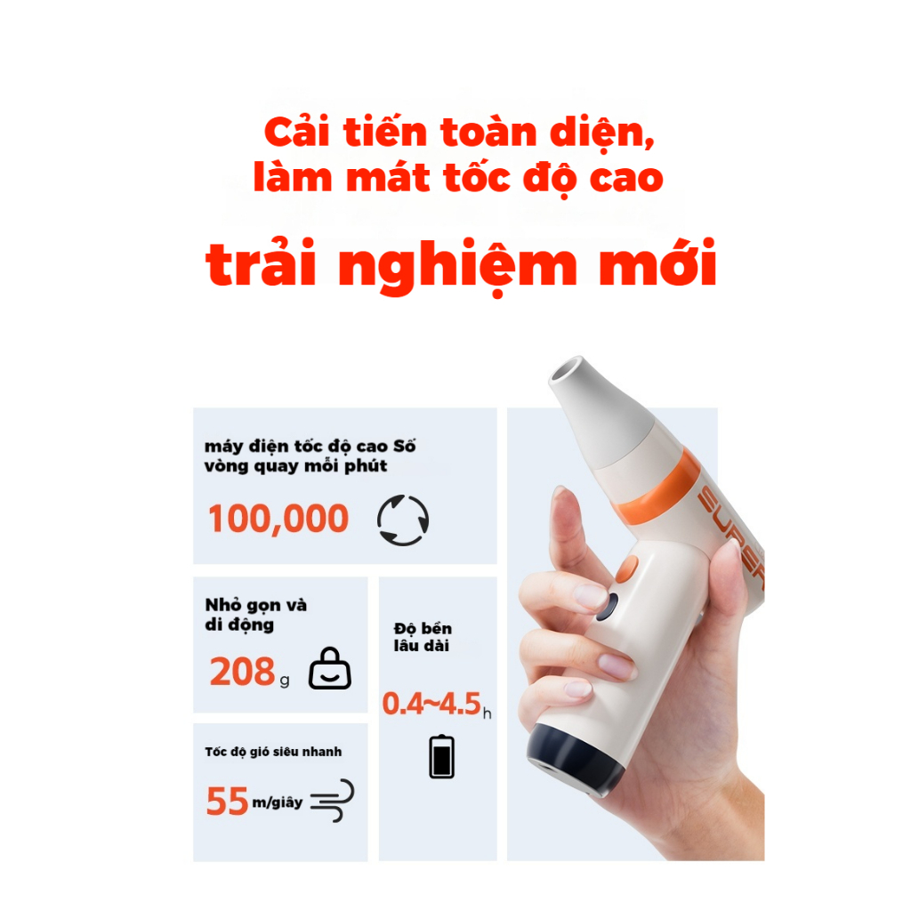  Quạt mini cầm tay Turbo Quạt ngoài trời cầm tay nhỏ Quạt gió mạnh loại  thời trang 