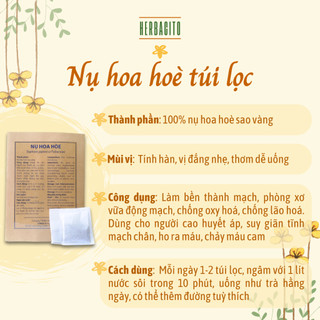 Herbacito - Nụ hoa hoè - túi lọc