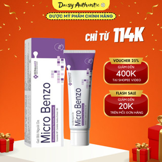Gel Chấm Mụn Micro Benzo Benzoyl Peroxide 5% - Giảm mụn, mờ thâm