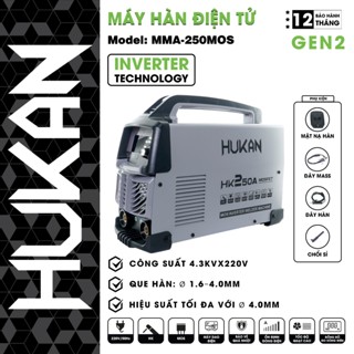 Máy hàn điện tử HUKAN MMA-250MOS hàn que 1.6mm - 4.0mm