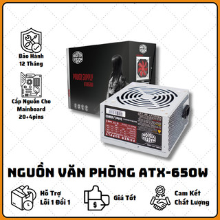 Nguồn máy tính 650W ATX VSP master Bảo hành 12 Tháng