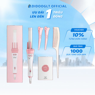  Máy uốn tóc xoăn xoay tự động 360 Vivid & Vogue Dụng cụ tạo kiểu tóc nhỏ gọn nhanh chóng - didooglt 