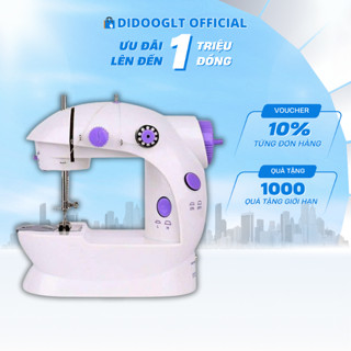 Máy May Mini Gia Đình Để Bàn Didooglt Có Đèn Led Nhỏ Gọn Tiện Lợi Dễ Dàng Sử Dụng