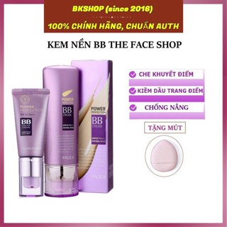 [THE FACESHOP - Tặng Mút] Kem Nền Kiềm Dầu Chống Nắng The Face Shop Power Perfection Bb Cream Spf37 Pa++ Hàn Quốc