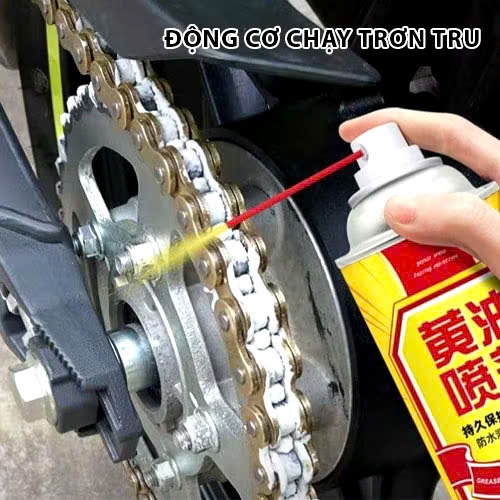 Chai Xịt Chống Rỉ Sét, Chai Tẩy Rỉ Sét - Xịt Bôi Trơn, Loại Bỏ Tiếng Kẹt Rít, Bôi Trơn Máy Móc, Động Cơ Hiệu Quả