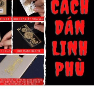 Miếng dán phong thủy Linh phù buôn mua may bán đắt