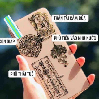 Miếng dán phong thủy Linh phù buôn mua may bán đắt
