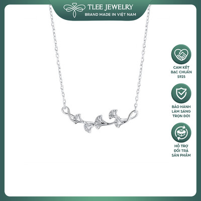 Dây chuyền bạc nữ TLEE đài hoa trơn độc đáo nữ tính TLEE JEWELRY D0247