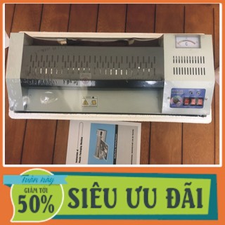 Máy ép plastic YT320 rulo lớn khổ A3 có đồng hồ