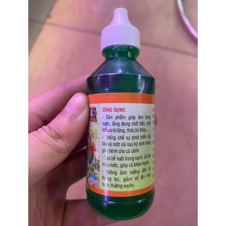 Dung dịch làm trong nước bể cá, bể thủy sinh. Lọ 60ml