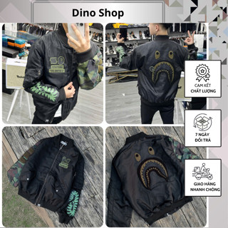 Áo Khoác Nam Trần Bông Thêu Hình Lưng Cực Chất - Áo Khoác Nam Trần Bông Cao Cấp