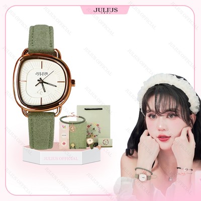 Julius JA-1436 đồng hồ nữ, đồng hồ thời trang Hàn Quốc kèm vòng | Julius Official