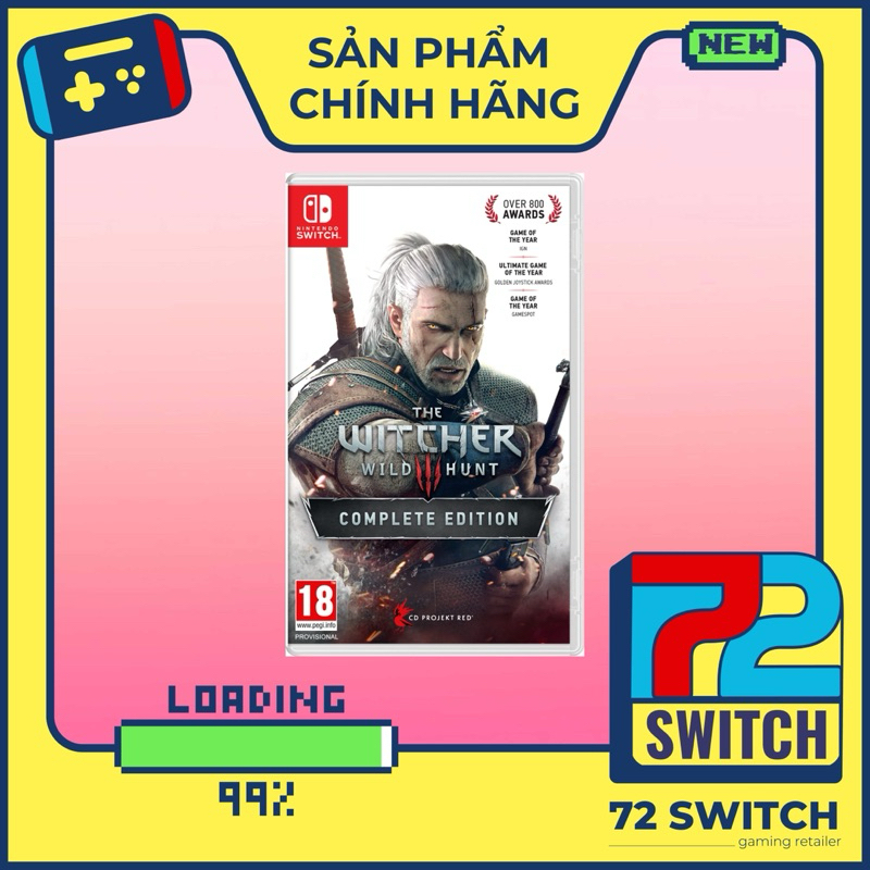 Băng Game The Witcher 3: Wild Hunt — Complete Edition Nintendo Switch