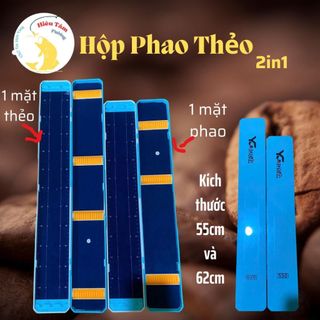 Hộp đựng Phao, Thẻo câu đài đa năng 2in1 chất liệu nhựa ABS bền đẹp (size 55cm, 62cm)