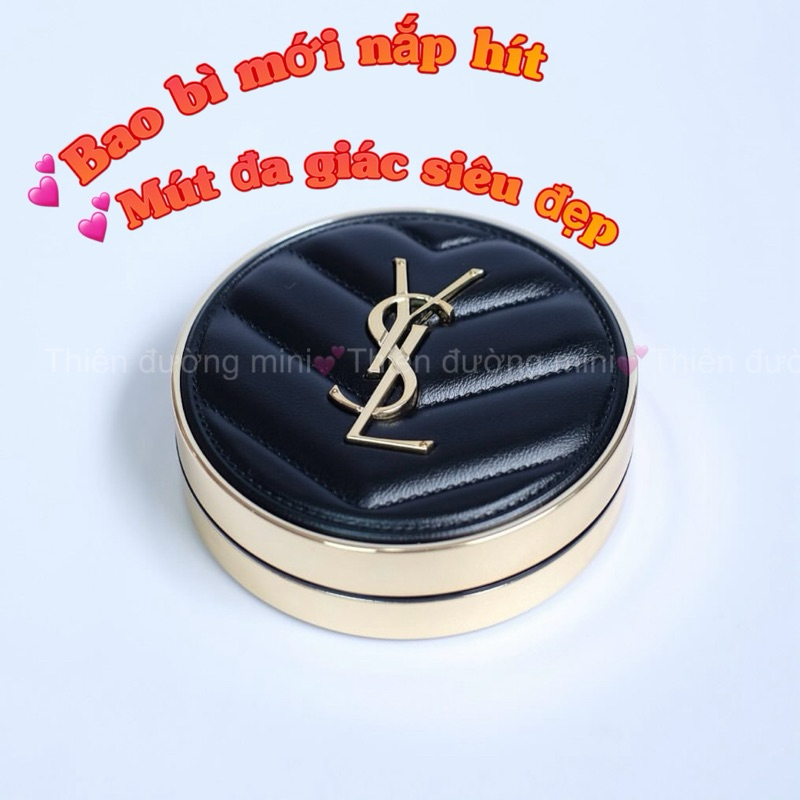 Phấn nước YSL Glow Pact Cushion Limited Edition Vỏ Hồng, Vỏ đen
