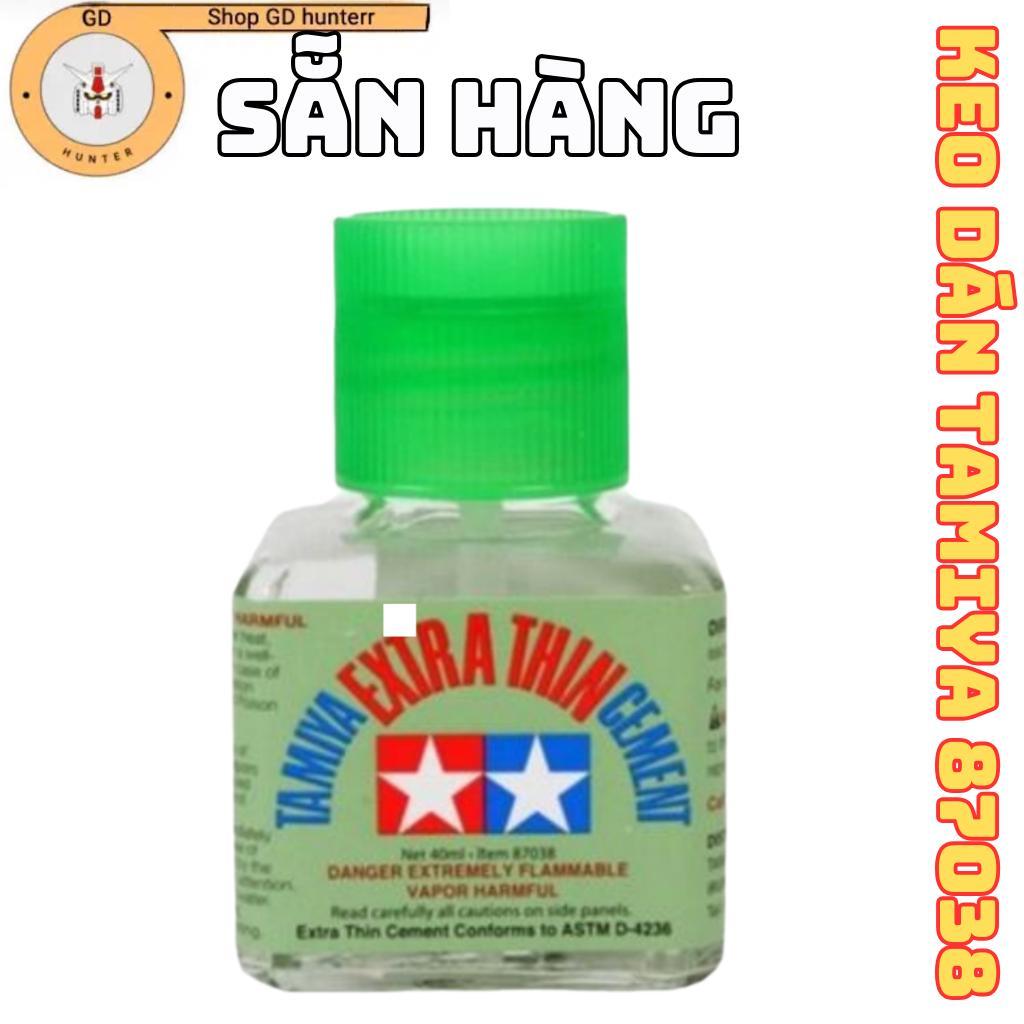 [SẴN HÀNG] Keo dán mô hình Gundam Tamiya 87038 Extra Thin Cement Glue Fine Tip 40ml