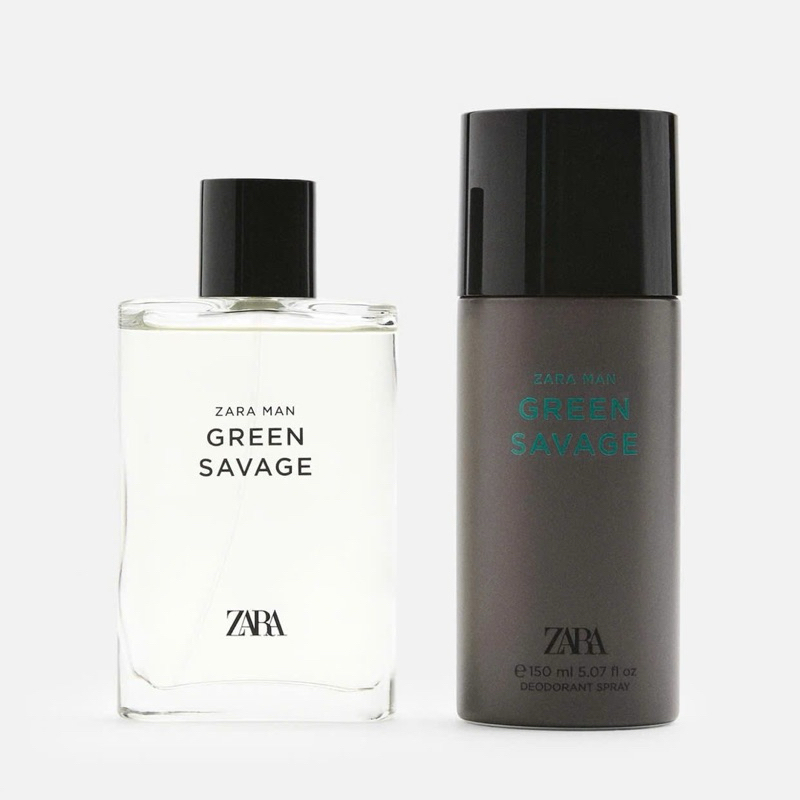 SET NƯỚC HOA GREEN SAVAGE EDT 90 ML (3.04 FL. OZ) + XỊT K...