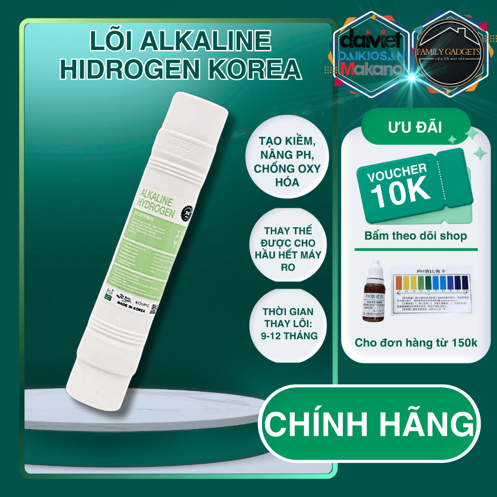 Lõi Alkaline Hydrogen Korea nhập khẩu