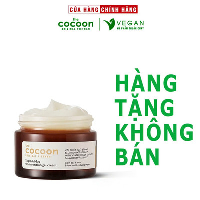[HÀNG TẶNG KHÔNG BÁN] Thạch Bí Đao cocoon (kem dưỡng ẩm) cấp ẩm và ngừa mụn 30ml thuần chay