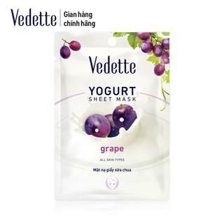 Mặt nạ giấy sữa chua Vedette 22ml