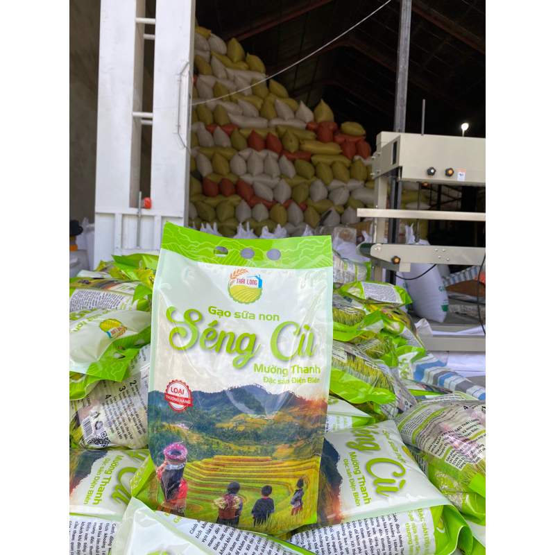 gạo séng cù sữa non mường thanh điện biên 5kg