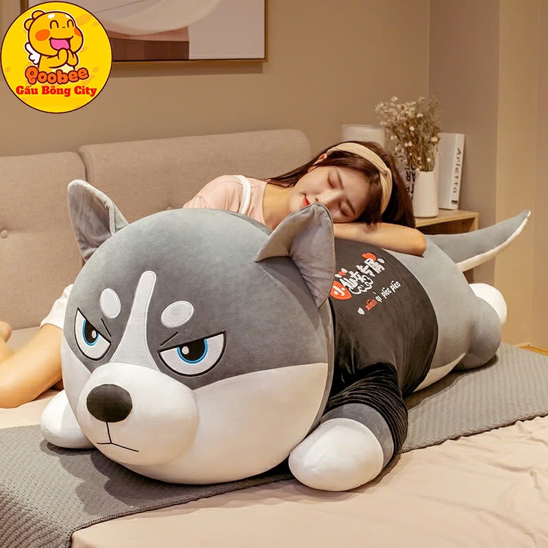  Gấu Bông Siêu To Khổng Lồ đủ mẫu Chó Husky Ngựa Kì Lân Mèo Thỏ Khủng Long Lợn Cá Sấu Heo Mập Chuối Trà Sữa Bò Sóc Ciu 