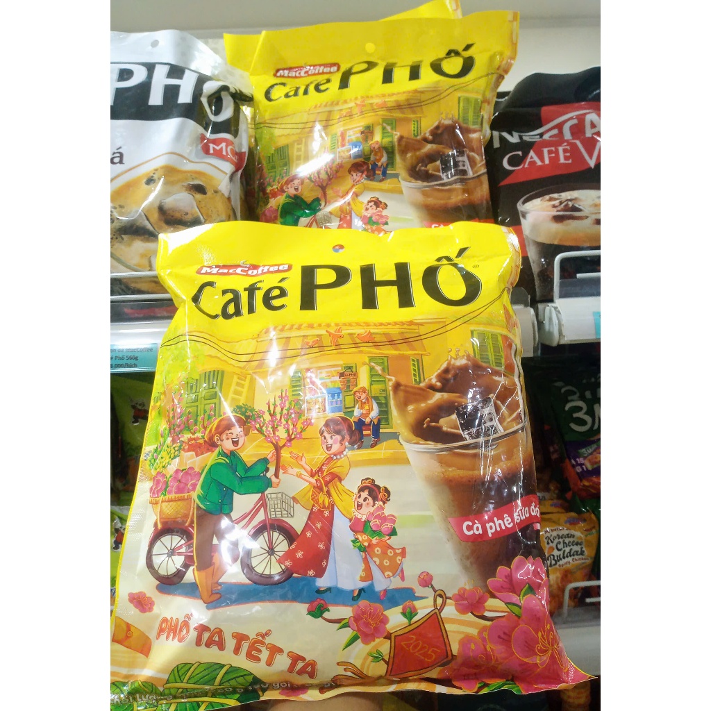 Cà phê sữa đá MacCoffee Café Phố 720g (30 gói x 24g)