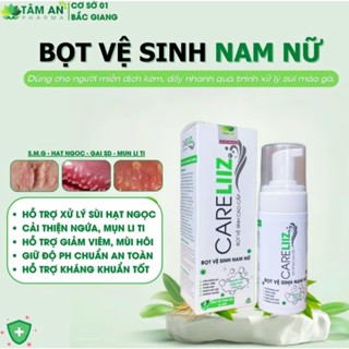 [CARELIIZ]Bọt Vệ Sinh Cao Cấp Cho Nam Nữ Ngăn Mùi, Ngừa Viêm, Giảm Sùi Mào Gà, Hạt Ngọc, Mụn SD