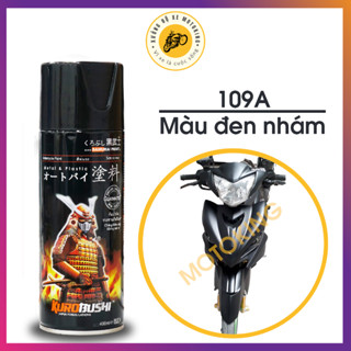 SƠN SAMURAI ĐEN NHÁM 109A - chai sơn xịt chuyên dụng cho sơn xe máy ô tô